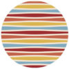 Multicolor Swing Querstreifentapete passend zu Ikea Trendfarben