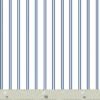Feine blau weiße Streifen Tapete