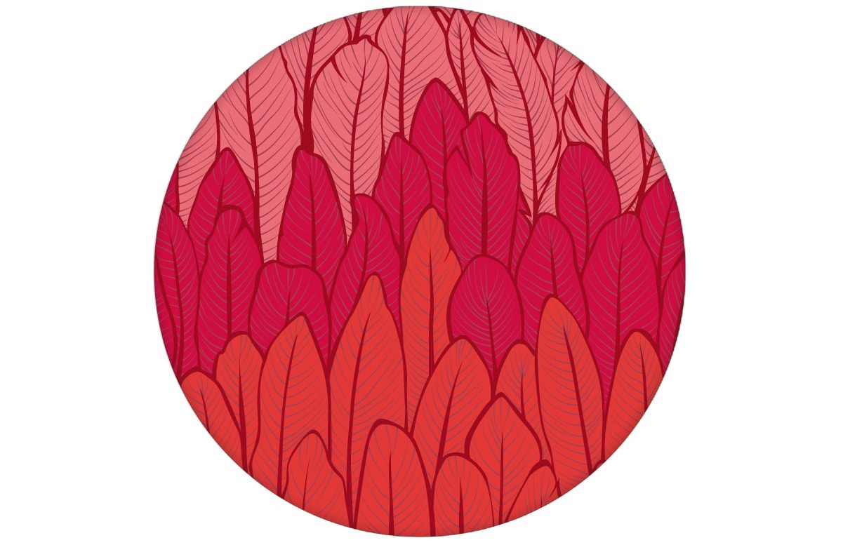 Elegante Streifentapete mit Federn in rot Tönen Vlies Tapete Streifen aus den Tapeten Neuheiten Exklusive Tapete für schönes Wohnen als Naturaltouch Luxus Vliestapete oder Basic Vliestapete