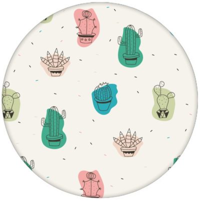 "Wüstenzauber" Lustige Design Tapete mit bunten Kakteen Wandgestaltung Kaktus Vliestapete Blumen aus den Tapeten Neuheiten Blumentapeten und Borten als Naturaltouch Luxus Vliestapete oder Basic Vliestapete