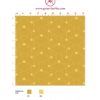 Auffallende grafische Tapete "Celestial Dots" kleines Muster in gelb angepasst an Ikea Wandfarben. Aus dem GMM-BERLIN.com Sortiment: Schöne Tapeten in der Farbe: gelb
