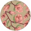 Edle beige Blumen Tapete "Blooming Magnolia" mit blühender Magnolie für Schlafzimmeraus dem GMM-BERLIN.com Sortiment: braune Tapete zur Raumgestaltung: #beige #blueten #blühen #blumen #Farrow and Ball #fruehling #Magnolie #schlafen #Wohnzimmer für individuelles Interiordesign