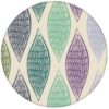 Grüne moderne Design Tapete "Regenbogen Waben" mit bunten Farben aus den Tapeten Neuheiten Exklusive Tapete für schönes Wohnen als Naturaltouch Luxus Vliestapete oder Basic Vliestapete