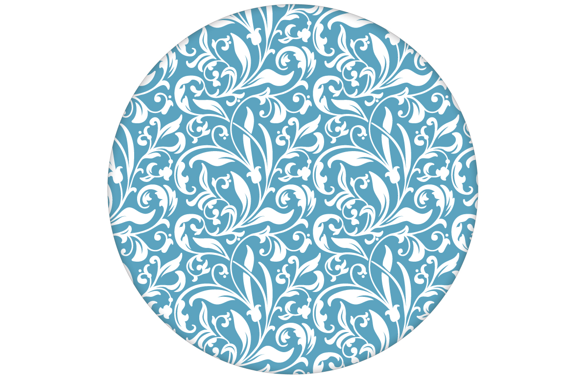 feine florale Tapete "Victorian Delight" mit victorianischem Blatt Muster hellblau für Küche oder Schlafzimmeraus dem GMM-BERLIN.com Sortiment: blaue Tapete zur Raumgestaltung: #blumen #FarrowandBall #Grafik #hellblau #ornamente #tapete für individuelles Interiordesign