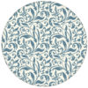florale Tapete "Victorian Delight" mit victorianischem Blatt Muster blau für Küche & Schlafzimmer aus den Tapeten Neuheiten Blumentapeten und Borten als Naturaltouch Luxus Vliestapete oder Basic Vliestapete