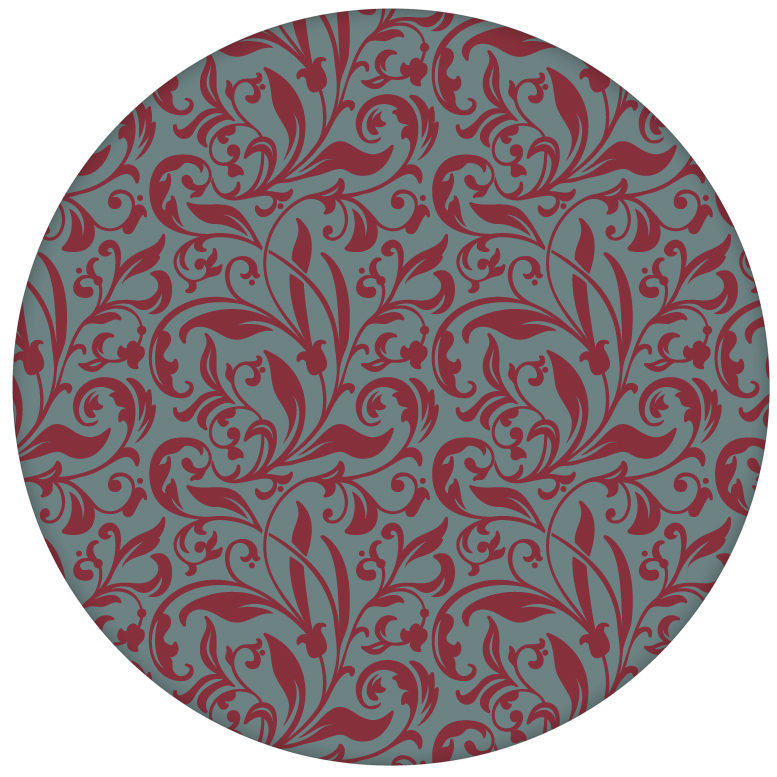 Rote florale Tapete "Victorian Delight" mit victorianischem Blatt Muster edle Wandgestaltungaus dem GMM-BERLIN.com Sortiment: rote Tapete zur Raumgestaltung: #blumen #FarrowandBall #Grafik #ornamente #rot #tapete für individuelles Interiordesign