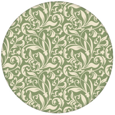 "Victorian Delight" - edle Design Tapete mit victorianischem Blatt Muster grün aus den Tapeten Neuheiten Blumentapeten und Borten als Naturaltouch Luxus Vliestapete oder Basic Vliestapete
