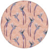 Traumhafte "Damast-Elfen" Tapete mit Kolibris auf Damast Muster, rosa Wandgestaltungaus dem GMM-BERLIN.com Sortiment: rosa Tapete zur Raumgestaltung: #Little Greene #rosa für individuelles Interiordesign