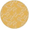 Gelbe Wohnzimmer Tapete "Blüten Dolden" mit grafischer Eleganzaus dem GMM-BERLIN.com Sortiment: gelbe Tapete zur Raumgestaltung: #Ambiente #blueten #blumen #gelb #Grafik #interior #interiordesign #modern #Stil für individuelles Interiordesign