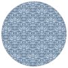 Florale Ornamenttapete Damast Muster klassisch in blau - Design Tapete für Schlafzimmeraus dem GMM-BERLIN.com Sortiment: blaue Tapete zur Raumgestaltung: #Ambiente #Blaue Tapeten #Damast #interior #interiordesign #Jugendstil #schlafzimmerfloral für individuelles Interiordesign