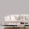 Schlafzimmer tapezieren in grau: Edle Ornamenttapete My Castle Damast Muster in flieder grau - Design Tapete für Schlafzimmer