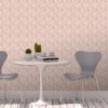 Schlafzimmer tapezieren in rosa: Der naive Garten Blumentapete Wellness für die Augen in rosa - Design Tapete für Schlafzimmer