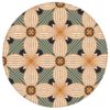 Ornamenttapete Muster groß Art Deko Lilly in beige gelb, Design Tapete für Ihr Zuhause aus den Tapeten Neuheiten Exklusive Tapete für schönes Wohnen als Naturaltouch Luxus Vliestapete oder Basic Vliestapete