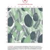 Üppige Dschungel Tapete mit großen Blättern, grün weiße Vlies Tapete, exotische moderne Wanddeko für Küche