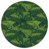 Moderne Tapete "Wild Bananas" mit Blättern, grüne Vlies Tapete üppige Blumentapete für Flur, Büro