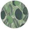 Grüne Dschungel Tapete mit großen Blättern, exotische Vlies-Tapete Natur, moderner Wohnakzent für Schlafzimmer aus den Tapeten Neuheiten Blumentapeten und Borten als Naturaltouch Luxus Vliestapete oder Basic Vliestapete