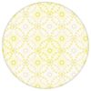 Ornamenttapete "Charming Circles" mit Pfeil Kreisen, gelb beige Vlies Tapete Ornamente Wanddeko für Küche aus den Tapeten Neuheiten Exklusive Tapete für schönes Wohnen als Naturaltouch Luxus Vliestapete oder Basic Vliestapete