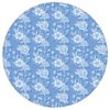 "Les fleurs du chateau" Klassische Blümchen Tapete, blau Vlies-Tapete für Schlafzimmer aus den Tapeten Neuheiten Blumentapeten und Borten als Naturaltouch Luxus Vliestapete oder Basic Vliestapete