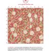 Aus dem GMM-BERLIN.com Sortiment: Schöne Tapeten in der Farbe: rot. Schöne Wandgestaltung: Retro Jugendstil Tapete Granatapfel Baum nach #baum #blumen #granatapfel #jugendstil #natur #retro #vintage #williammorris für individuelles Interiordesign