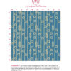 Blaue Segler Tapete "Segelknoten", maritime, grafische Vlies-Tapete Wohnakzent für Schlafzimmer
