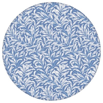 Retro Jugendstil Tapete "Wilde Weiden" nach William Morris, blaue Vlies-Tapete Blumentapete für Wohnzimmer aus den Tapeten Neuheiten Blumentapeten und Borten als Naturaltouch Luxus Vliestapete oder Basic Vliestapete