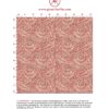 Vintage Jugendstil Tapete "Délice florale" nach William Morris, rote Vliestapete, kleiner Rapport Ornamenttapete für Küche. Aus dem GMM-BERLIN.com Sortiment: Schöne Tapeten in der Farbe: violett