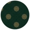 Dunkel grüne oriental Tapete "Mandarin", exklusive Vlies Tapete Ornamenttapete für Flur, Büro aus den Tapeten Neuheiten Exklusive Tapete für schönes Wohnen als Naturaltouch Luxus Vliestapete oder Basic Vliestapete