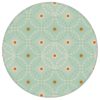 Mint grüne Tapete "Charming Circles" mit Pfeil Kreisen, Vliestapete Ornamenttapete für Küche aus den Tapeten Neuheiten Exklusive Tapete für schönes Wohnen als Naturaltouch Luxus Vliestapete oder Basic Vliestapete