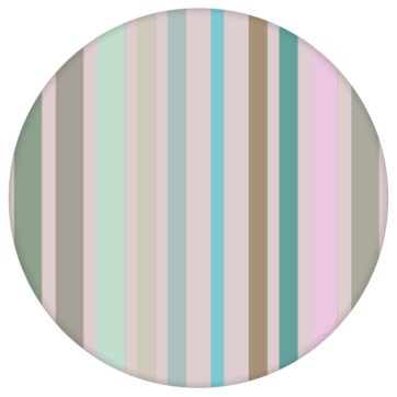 Edle Classic Tapete "dekorativer Streifen" in feinen Farben, Pastell Vlies Tapete Streifentapete für Flur, Büro