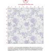 Elegante Tapete "Hibiskus Garten" mit üppigen Blüten, graue Vlies Tapete Blumentapete für Flur, Büro