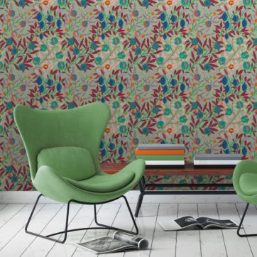 Aus dem GMM-BERLIN.com Sortiment: Schöne Tapeten in der Farbe: grau. Schöne Wandgestaltung: Elegante, graue Barock-Tapete # für individuelles Interiordesign