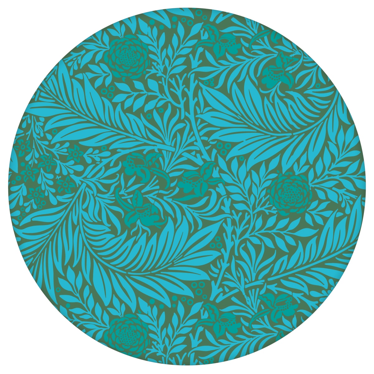 Edle William Morris Jugendstil Tapete "Délice florale", türkis grüne Vlies Tapete, großer Rapport Wanddeko für Wohnzimmeraus dem GMM-BERLIN.com Sortiment: grüne Tapete zur Raumgestaltung: #00177 #blumen #Blumentapete #gruen #Grüne Tapeten #Jugendstil #Natur #ornamente #Ranken #Retro #türkis #vintage #WilliamMorris #Wohnzimmer für individuelles Interiordesign