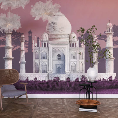 Taj Mahal romatische repeat Panoramatapete