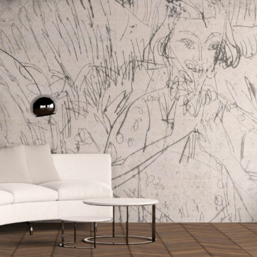 tapete mit Figuren wallcovering panoramatapete belle florence