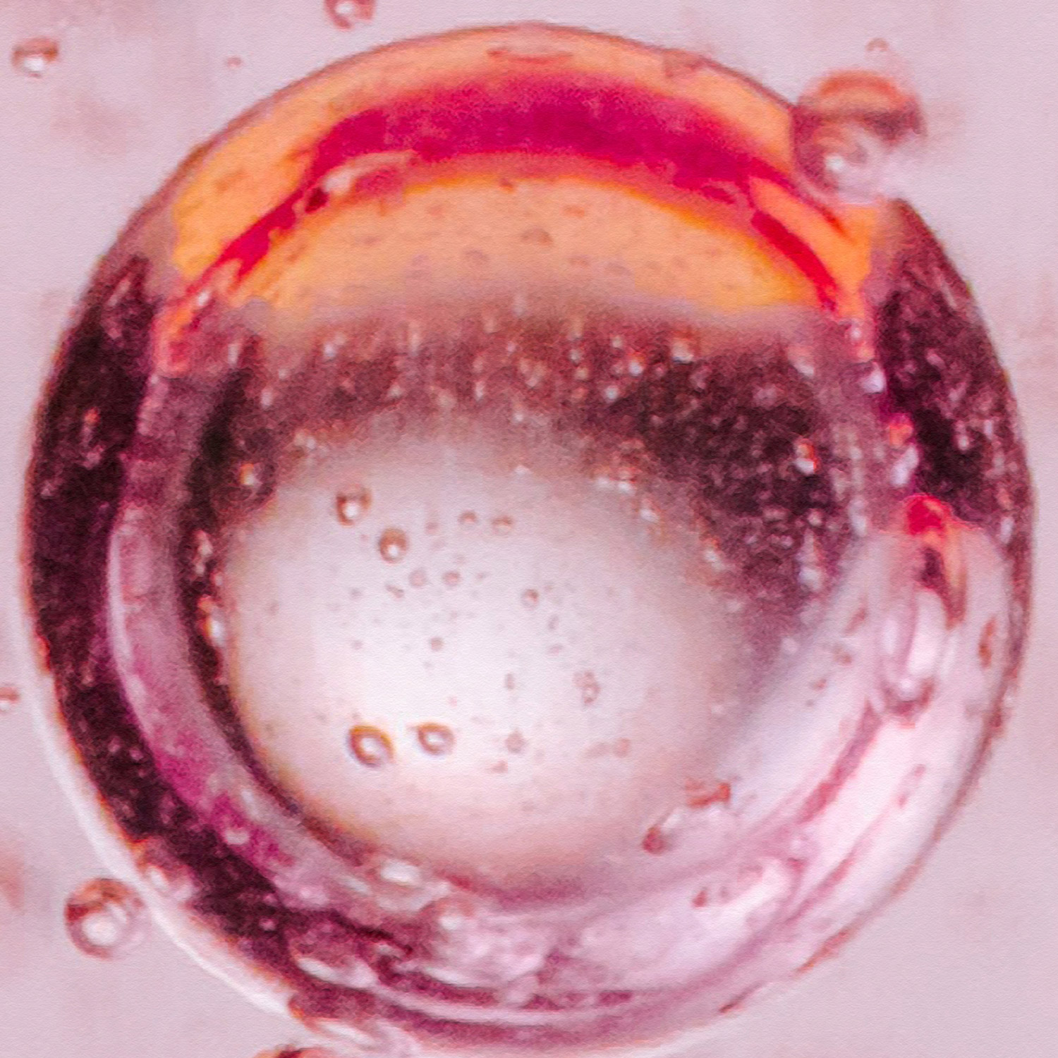 Versiegelbare Foto-Tapete Pink Bubbles
