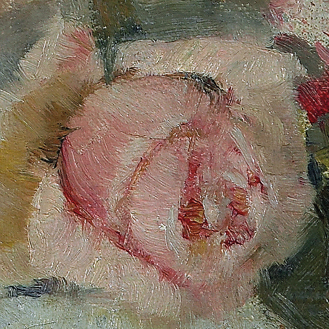 Blumen Panorama-Tapete Rose Ariose